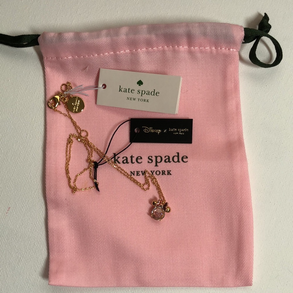 Kate Spade ♠️ x Disney Minnie Mouse Necklace - Picture 3 of 5